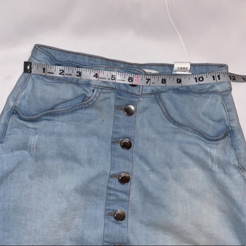 Streetwear Society Jean Mini Skirt - Picture 8 of 9